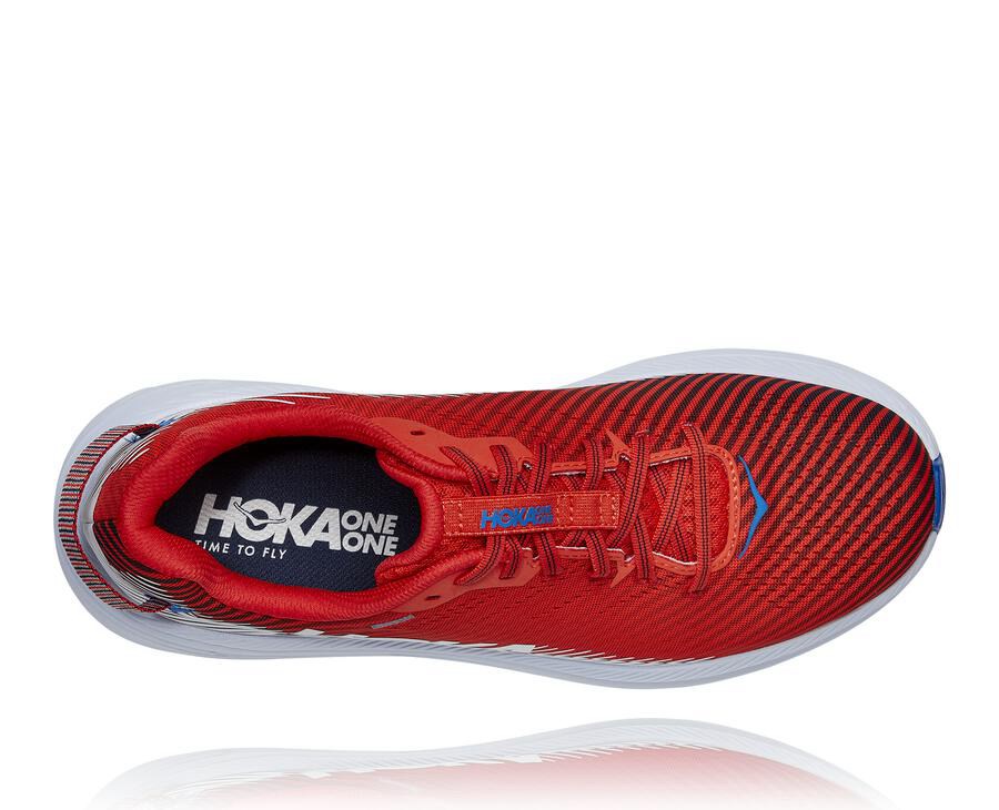 Tenis Hoka One One Masculino Vermelhas/Branco - Rincon 2 - 984-UNKLQZ